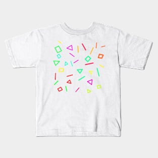 Scattered Shapes Kids T-Shirt